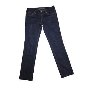 American Eagle Dark Wash Stretch Denim Jeans Women Size 8 Regular RN 54435